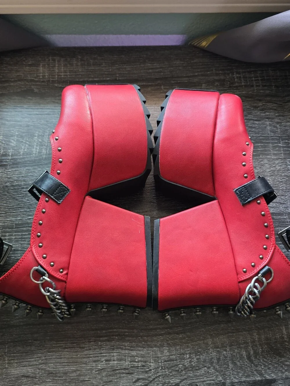 Lamoda Love Bleeds Platform Mary Janes